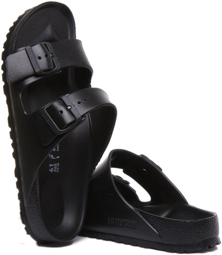 Birkenstock Arizona EVA Sandale à double lanière pour femmes en noir