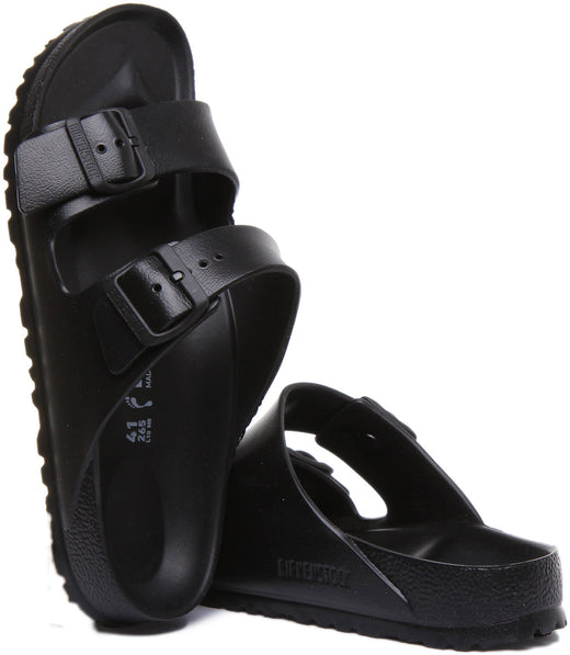 Birkenstock Arizona EVA Sandale à double lanière pour femmes en noir
