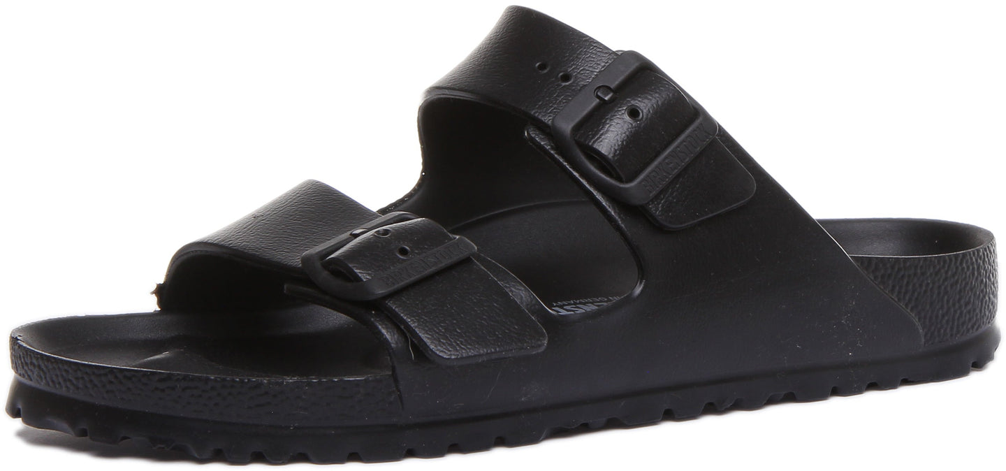 Birkenstock Arizona EVA Sandale à double lanière pour femmes en noir