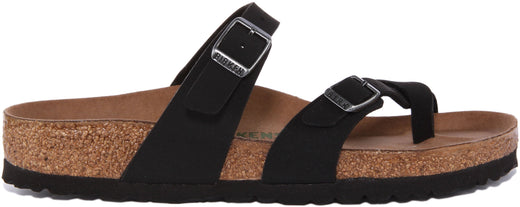 Birkenstock Mayari Sandales pour Femmes En Birko Flor En Noir