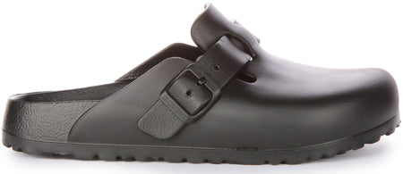 Birkenstock Boston Essentials EVA lichte sandalen voor dames in zwart  