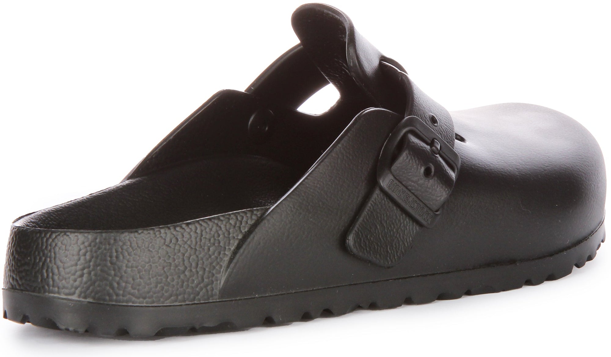 Birkenstock Boston Essentials EVA lichte sandalen voor dames in zwart  