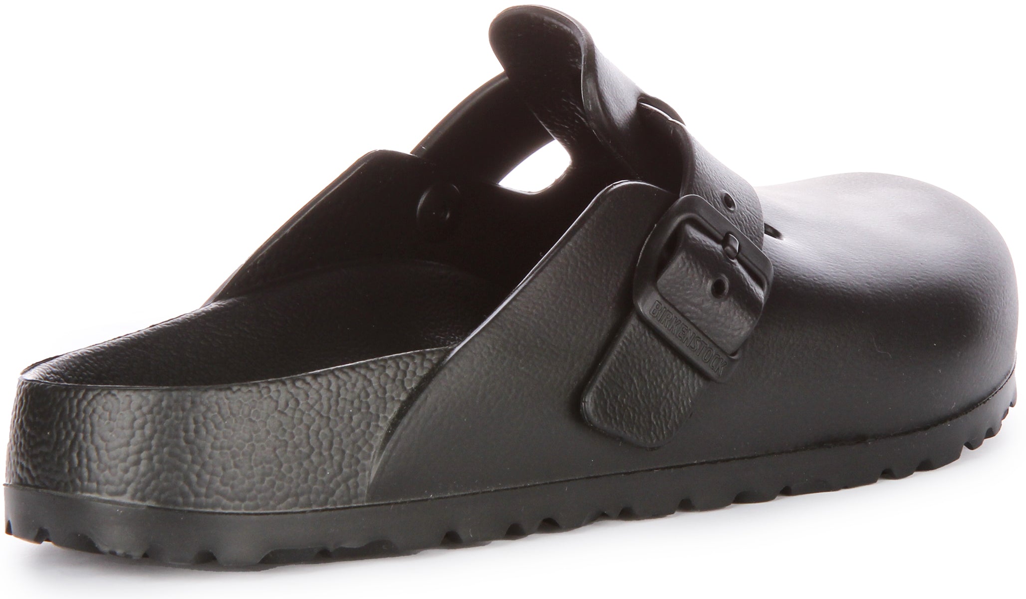 Birkenstock Boston Essentials EVA lichte sandalen voor dames in zwart  