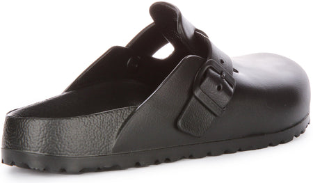 Birkenstock Boston Essentials EVA lichte sandalen voor dames in zwart  