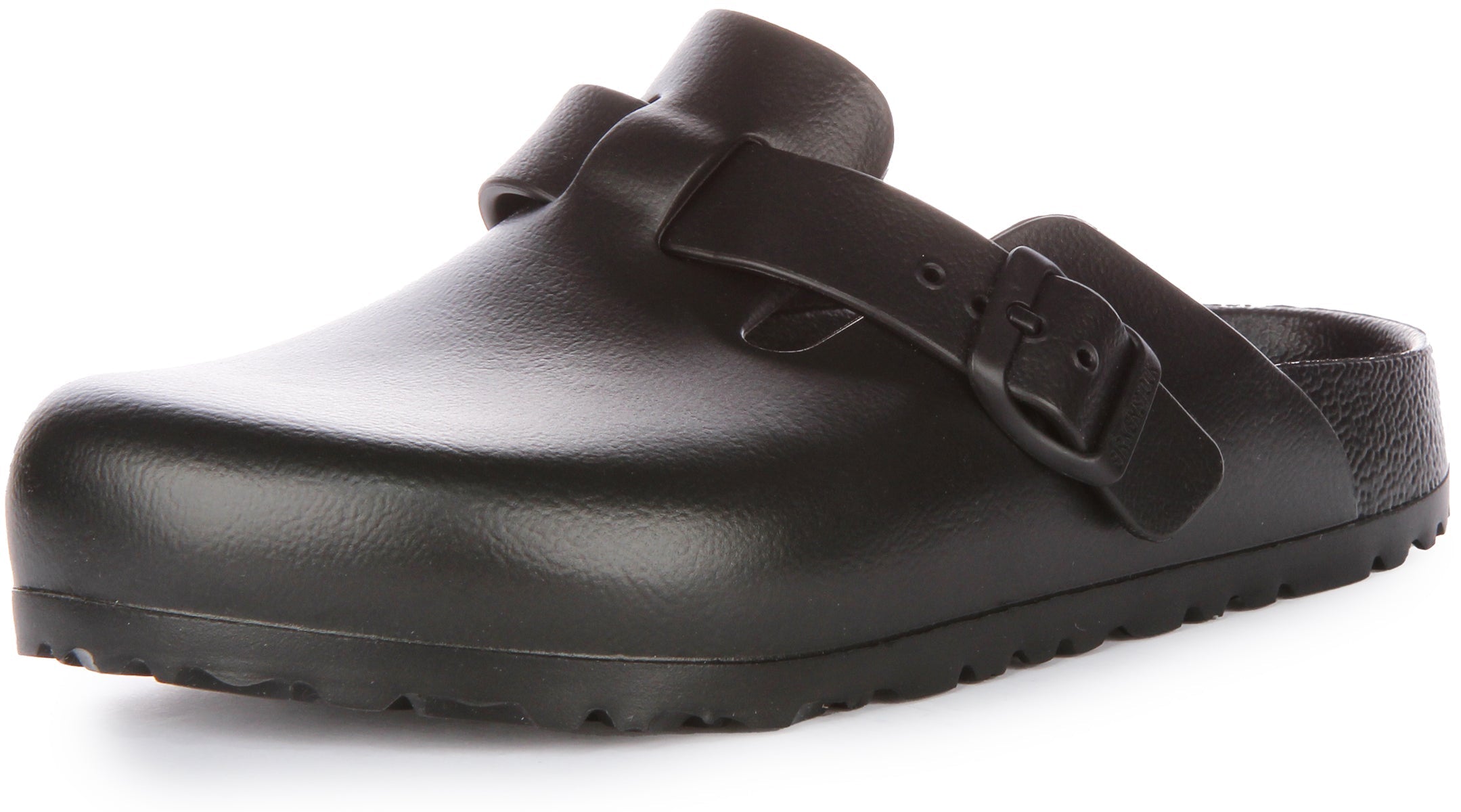 Birkenstock Boston Essentials EVA lichte sandalen voor dames in zwart  