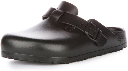 Birkenstock Boston Essentials EVA lichte sandalen voor dames in zwart  