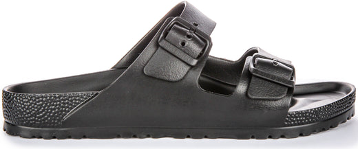 Birkenstock Arizona Eva en Noir pour Hommes | Coupe Standard
