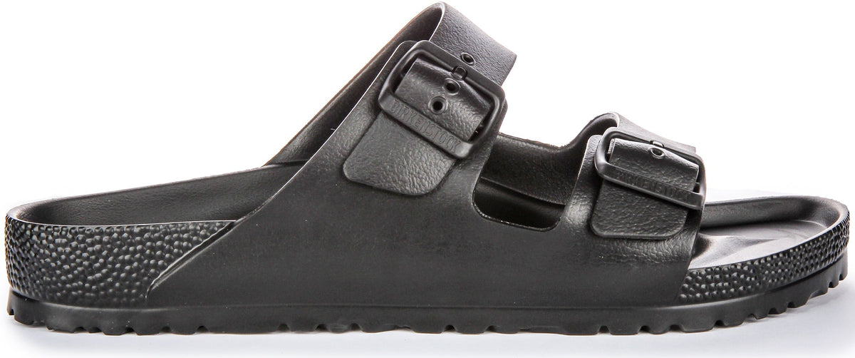 Birkenstock Arizona Eva en negro para hombres | corte estándar  