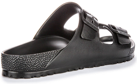 Birkenstock Arizona Eva en negro para hombres | corte estándar  