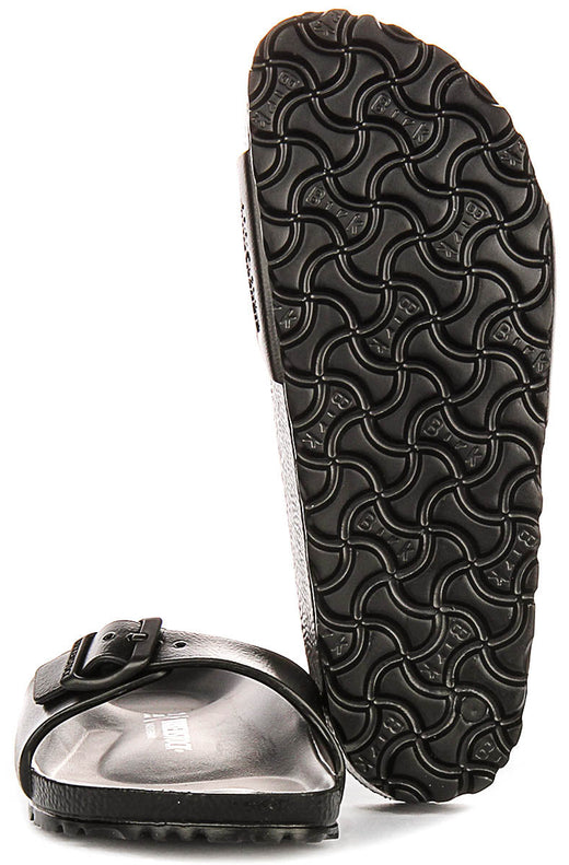 Birkenstock Madrid Eva en Negro | Ajuste Estrecho