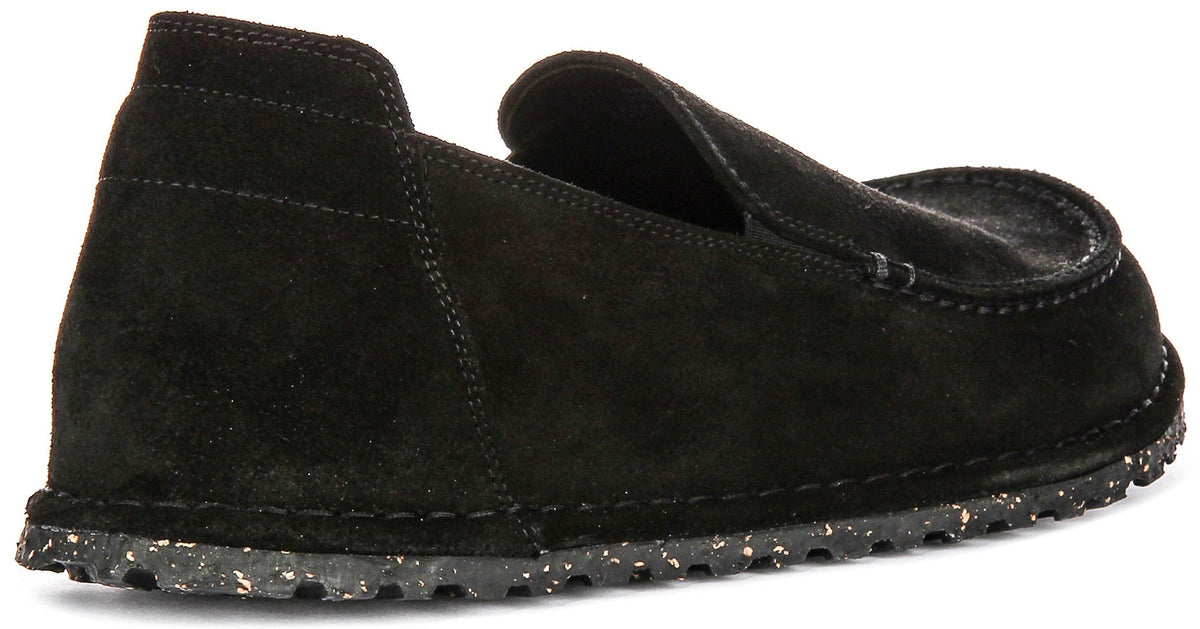 Birkenstock Utti Camoscio in Nero | Vestibilità Regolare