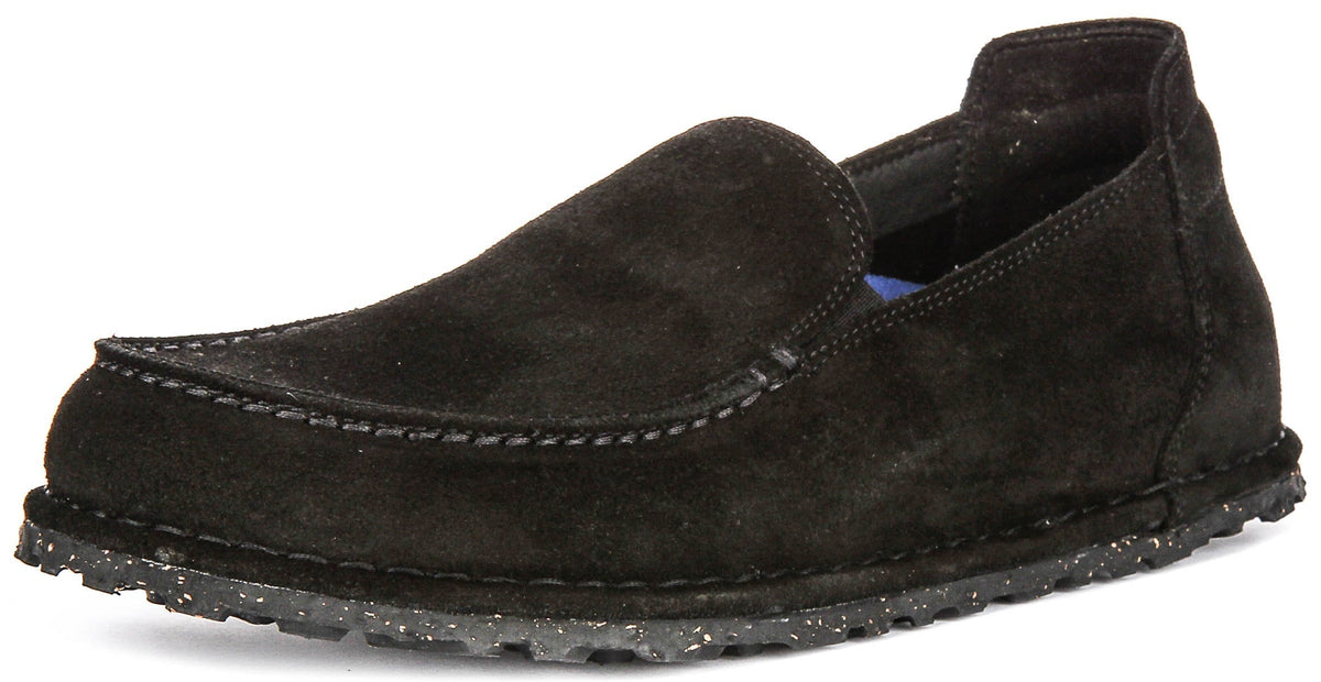 Birkenstock Utti Camoscio in Nero | Vestibilità Regolare