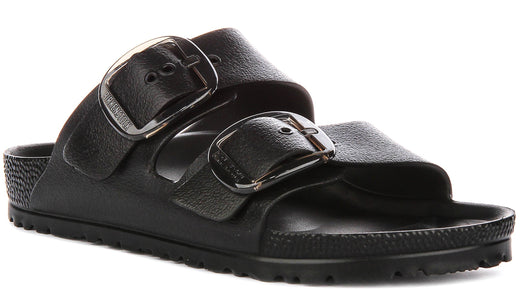 Birkenstock Arizona Eva Stor Spänne i Svart | Smal Passform