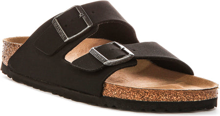 Birkenstock Arizona Bs in Zwart Vegan | Smalle Pasvorm