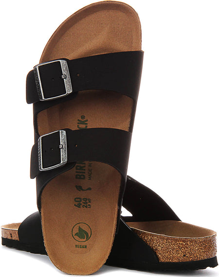 Birkenstock Arizona Bs in Zwart Vegan | Smalle Pasvorm