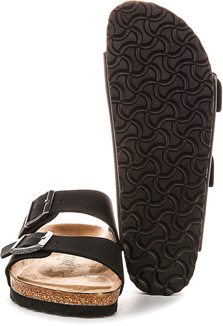 Birkenstock Arizona Bs in Zwart Vegan | Smalle Pasvorm