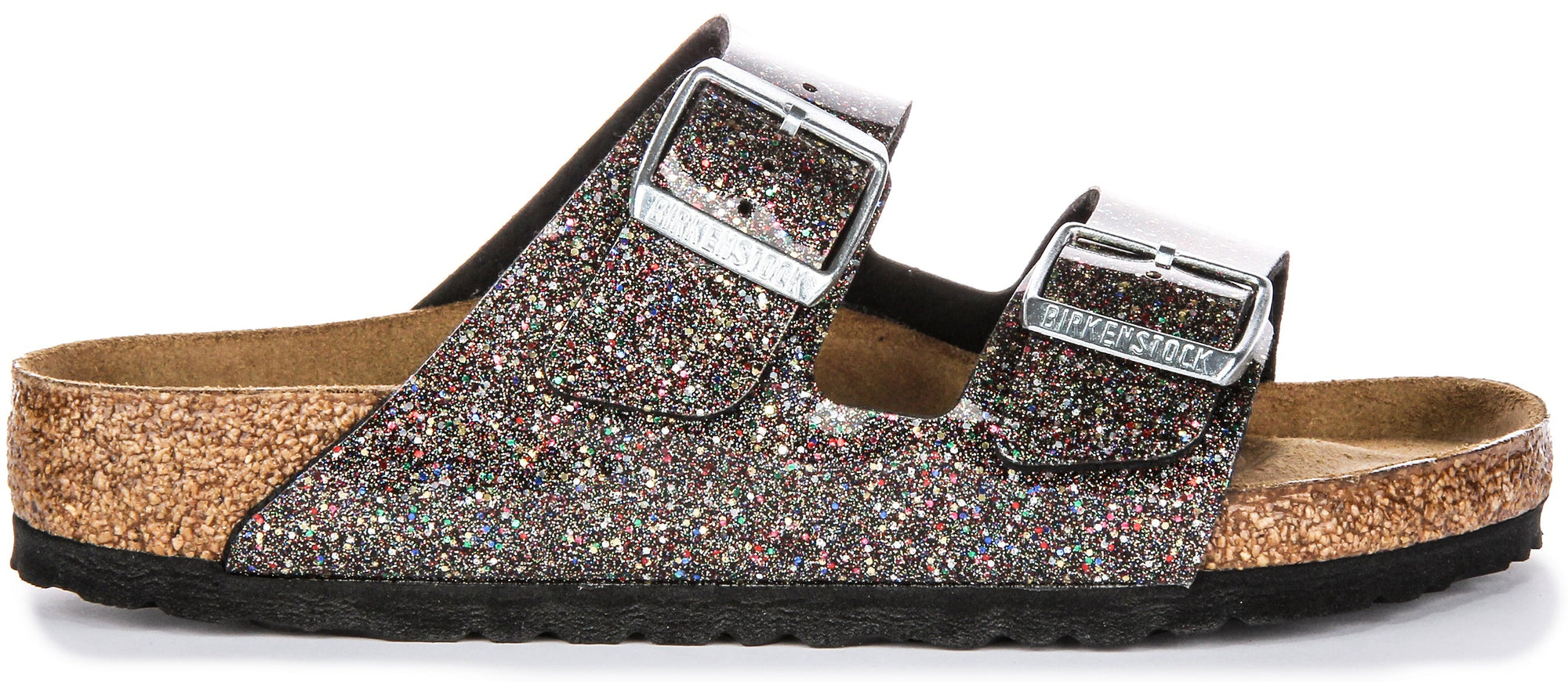 Birkenstock Arizona Kids Bs in Zwart Multi voor Kinderen