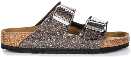 Birkenstock Arizona Kids Bs in Zwart Multi voor Kinderen
