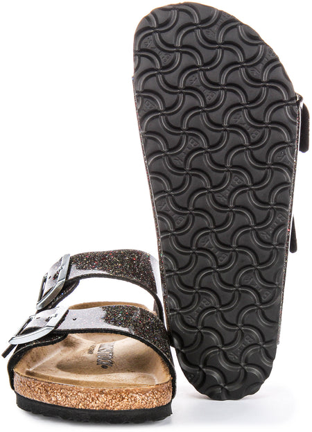 Birkenstock Arizona Kids Bs in Zwart Multi voor Kinderen