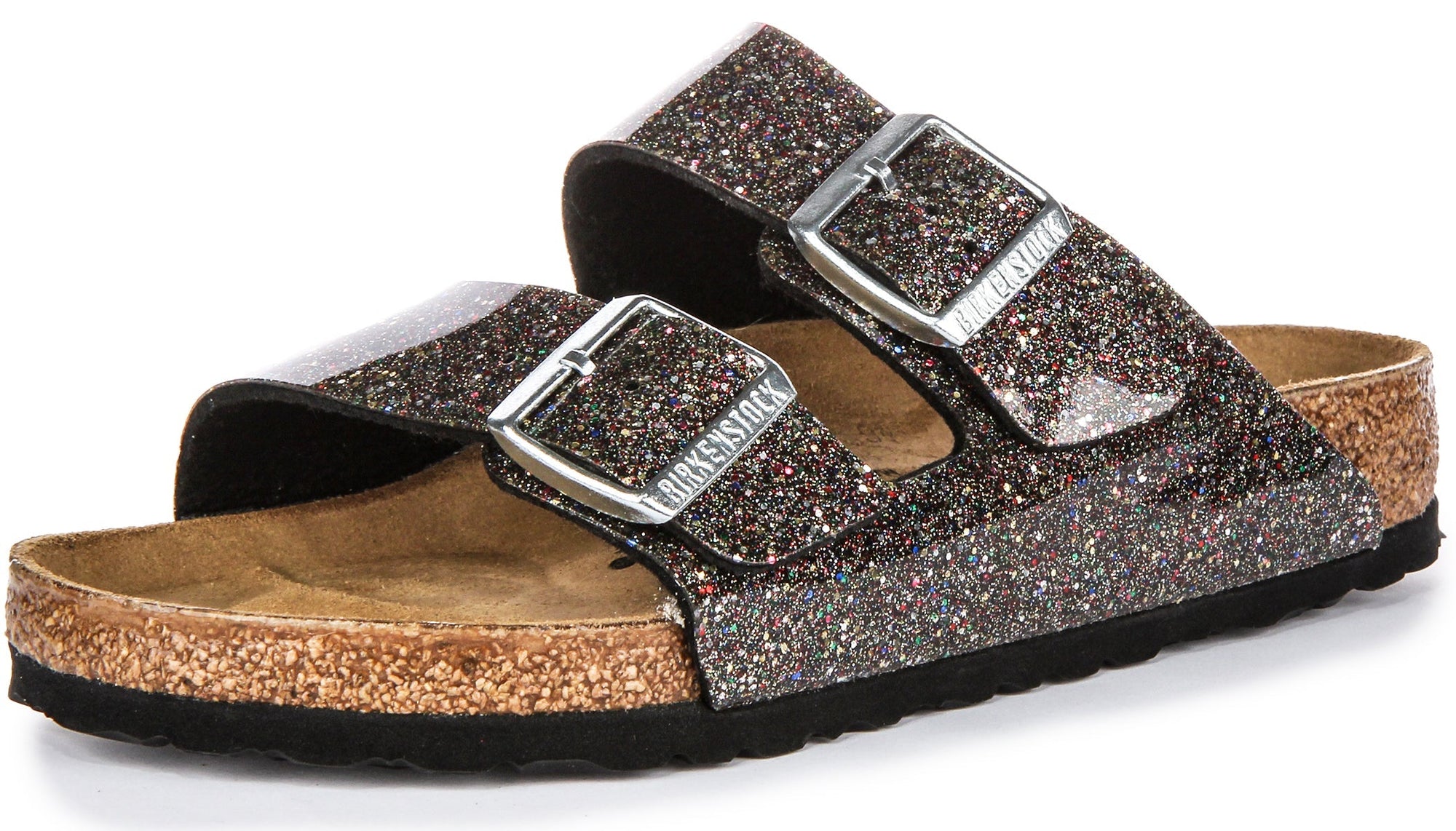 Birkenstock Arizona Kids Bs in Zwart Multi voor Kinderen