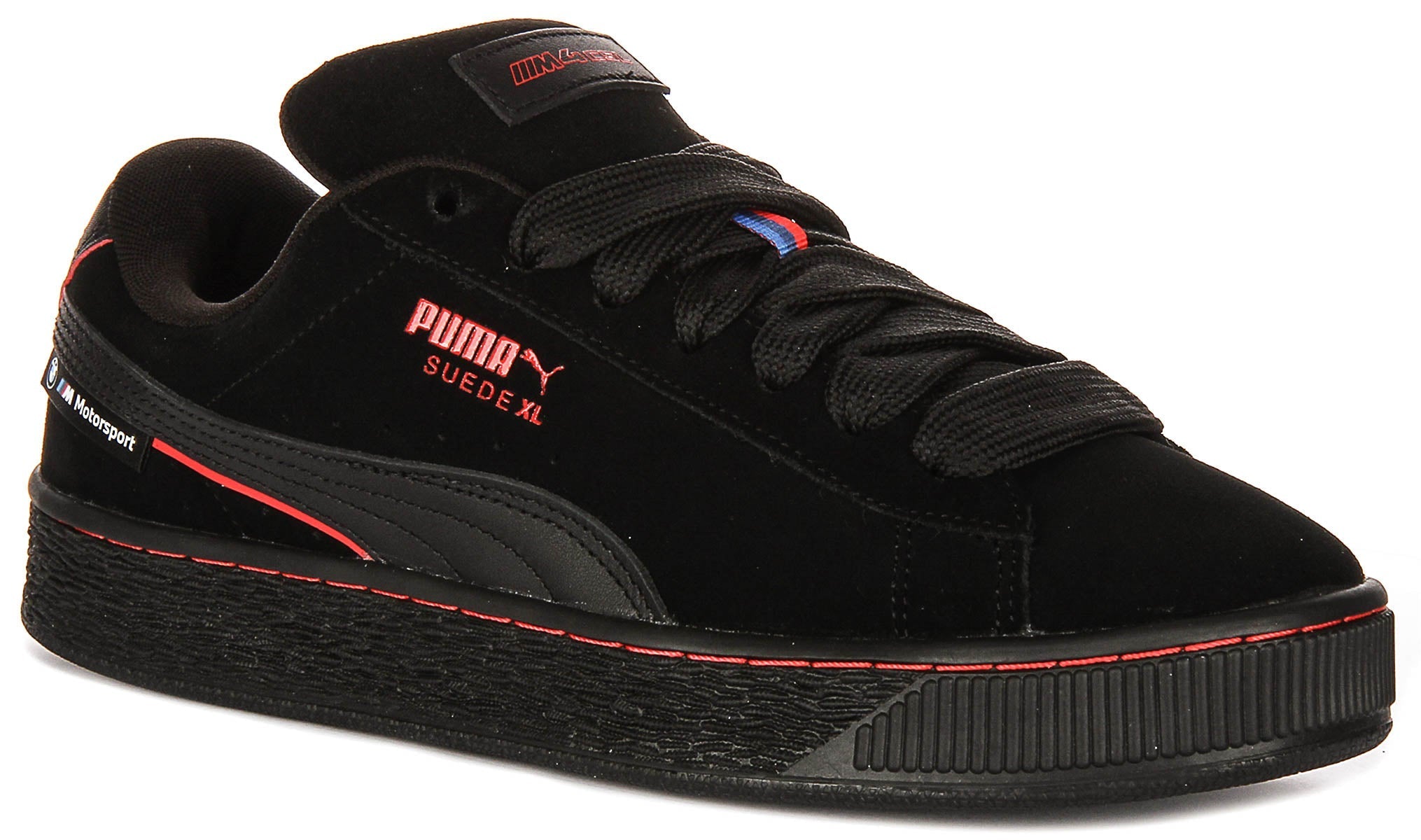 Puma X BMW Suede XL en Noir Rouge