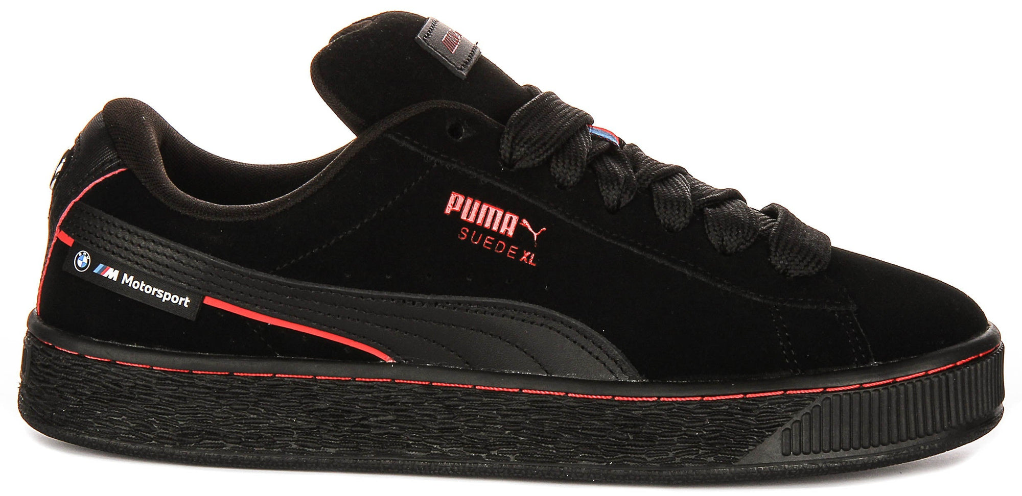 Puma X BMW Suede XL en Noir Rouge