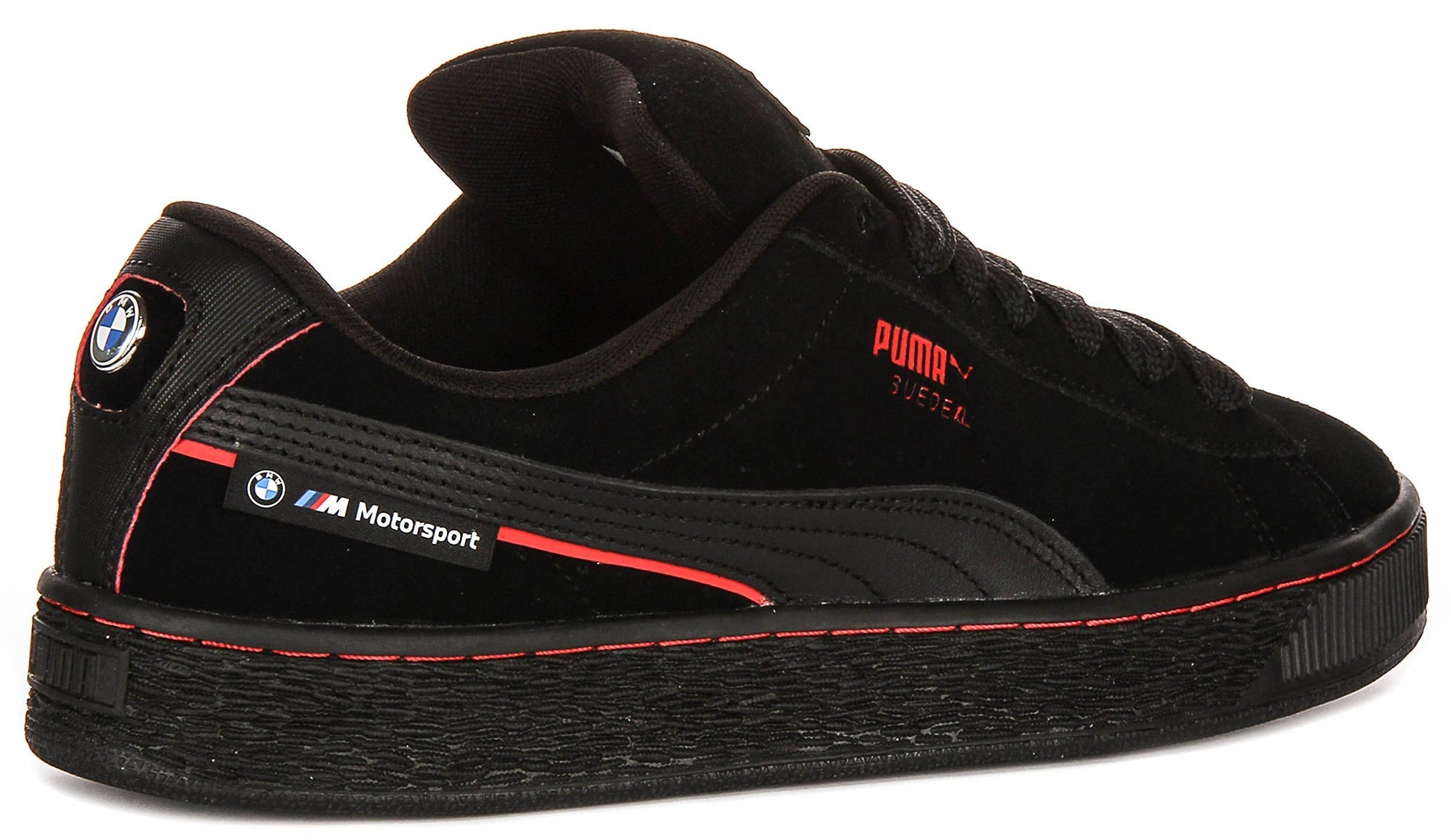 Puma X BMW Suede XL en Noir Rouge