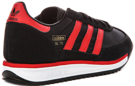Adidas Sl 72 Rs J in Zwart Rood voor Junior