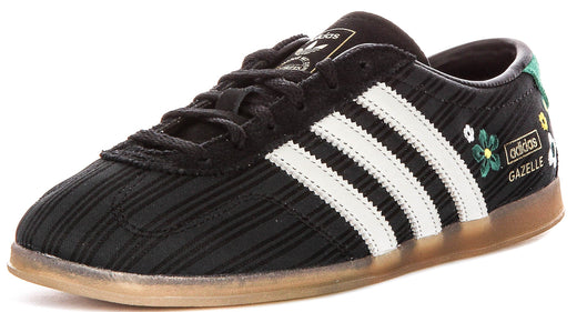 Adidas Gazelle Lo Pro X Liberty Print In Black White For Women