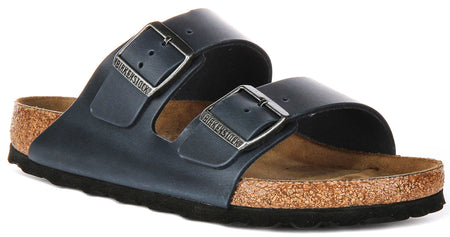 Birkenstock Arizona Zachte Zool in Blauw | Standaard Pasvorm