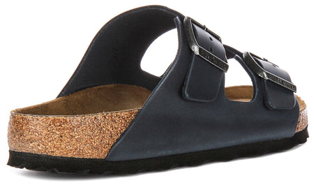 Birkenstock Arizona Zachte Zool in Blauw | Standaard Pasvorm