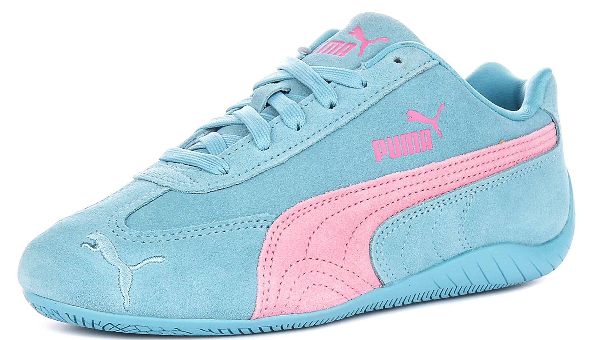 Puma Speedcat OG J in blauw roze voor junior