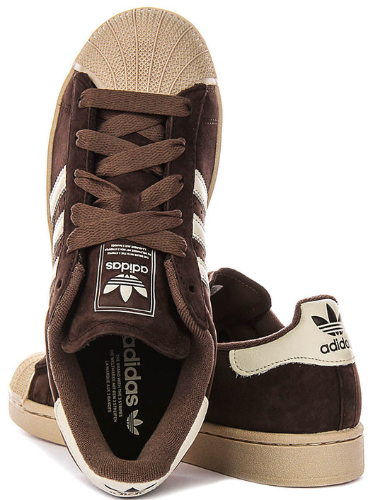 Adidas Superstar II In Brown Beige