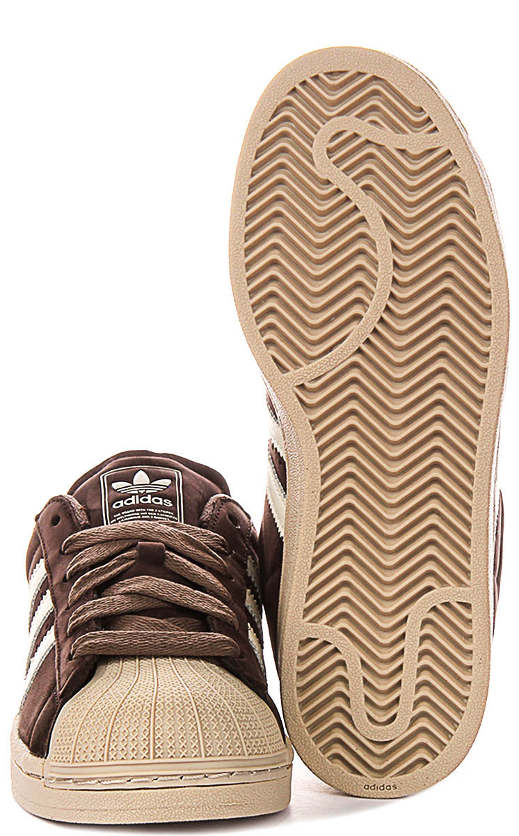 Adidas Superstar II in Bruin Beige
