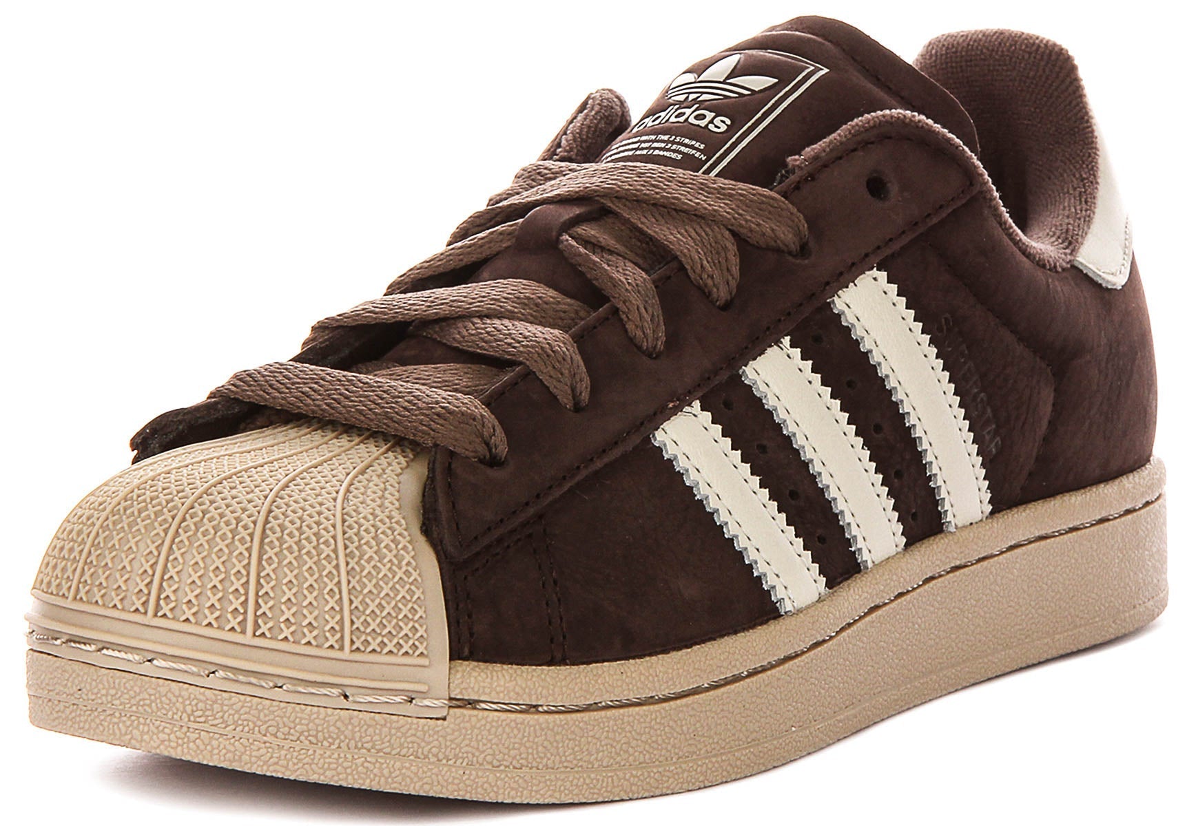Adidas Superstar II in Bruin Beige