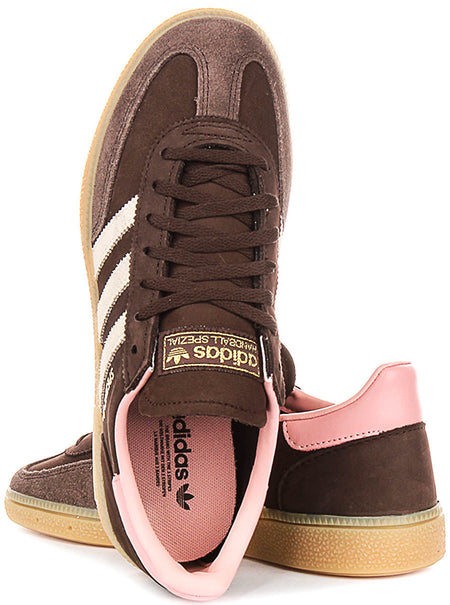 Adidas Handball Spezial In Bruin Roze Voor Dames