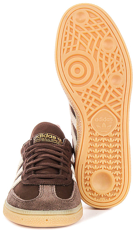 Adidas Handball Spezial In Bruin Roze Voor Dames