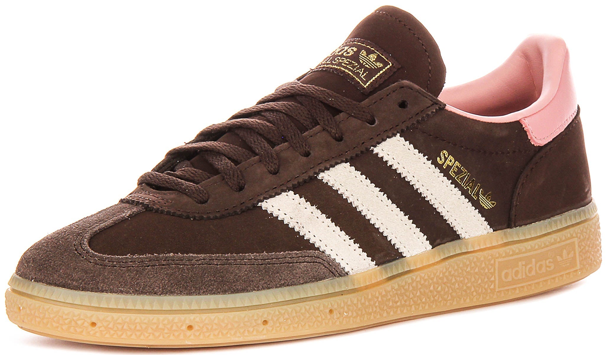 Adidas Handball Spezial In Bruin Roze Voor Dames