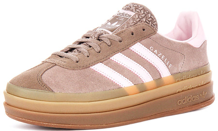 Adidas Gazelle Bold W In Brown Pink For Women