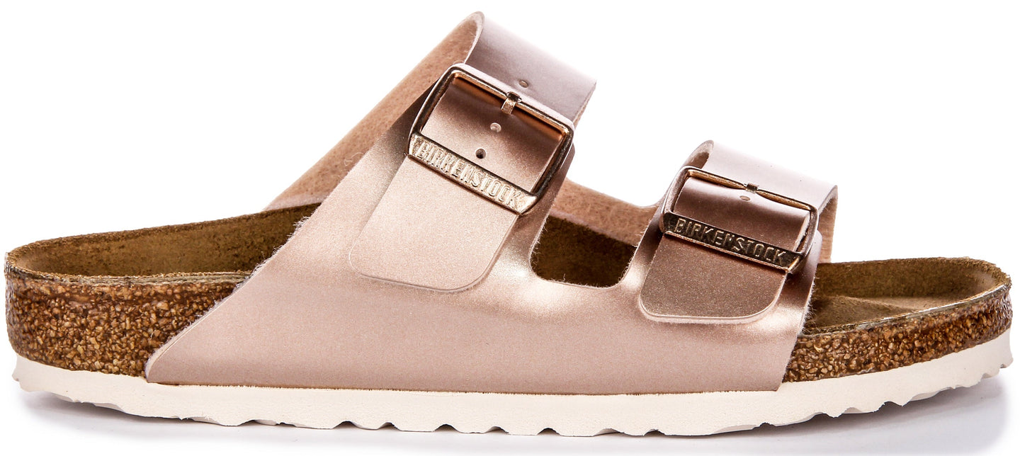 Birkenstock Arizona Kids Bs in Koper voor Junioren | Normale Pasvorm