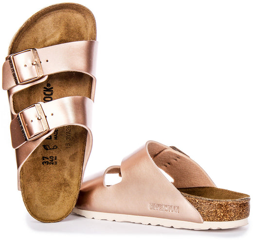 Birkenstock Arizona Kids Bs in Koper voor Junioren | Normale Pasvorm