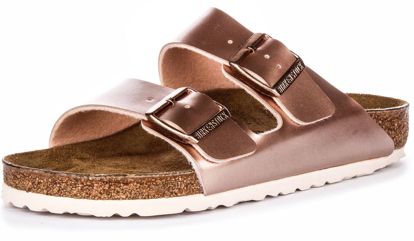 Birkenstock Arizona Kids Bs in Koper voor Junioren | Normale Pasvorm