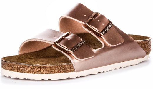 Birkenstock Arizona Kids Bs in Koper voor Junioren | Normale Pasvorm