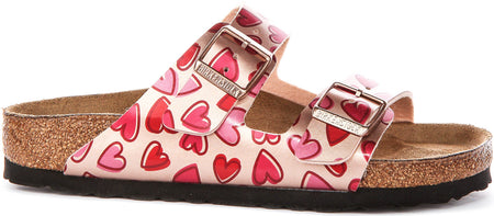 Birkenstock Arizona Kids Bs in Hartjes voor Junioren | Normale Pasvorm