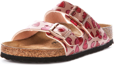 Birkenstock Arizona Kids Bs in Hartjes voor Junioren | Normale Pasvorm