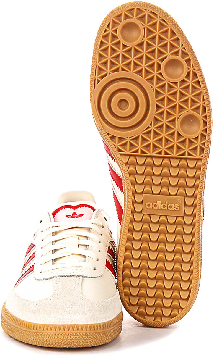 Adidas Samba OG J in Crème voor Junior
