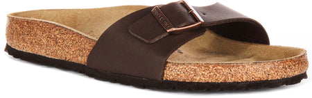 Birkenstock Madrid in Donkerbruin | Normale Pasvorm