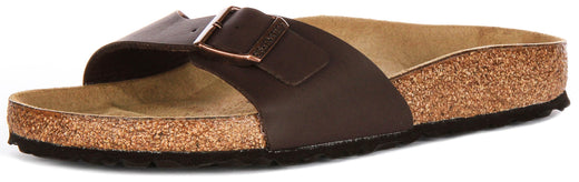 Birkenstock Madrid en Marron Foncé | Coupe Régulière