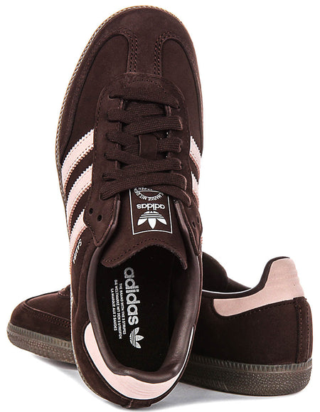 Adidas Samba OG W In Donkerbruin Roze Voor Dames