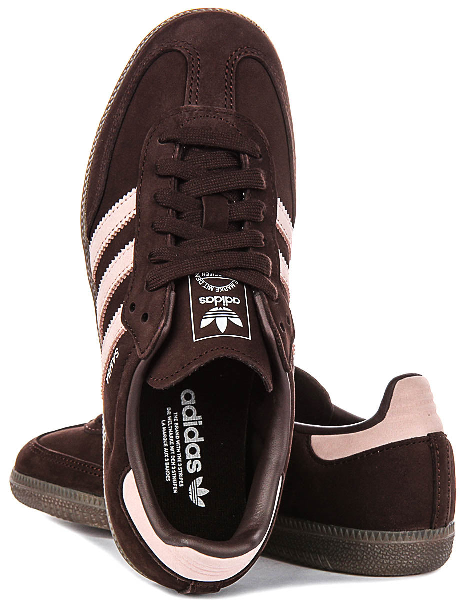 Adidas Samba OG W In Donkerbruin Roze Voor Dames
